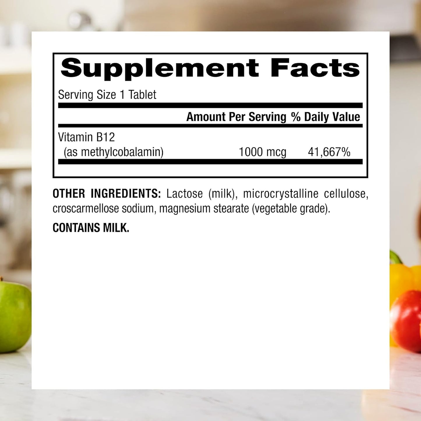 High Potency Vitamin B12 Fast-Melting Tablets for Energy and Metabolism Support - 150 Count, Gluten Free, Non-GMO, Vegetarian Formula by Webber Naturals
