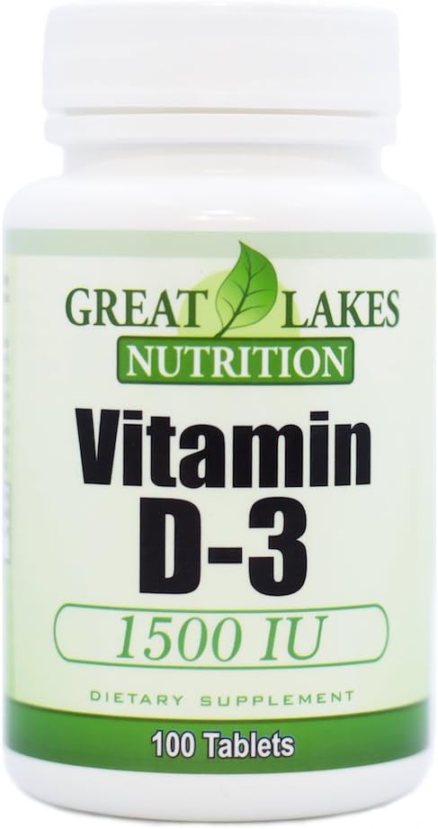 High Potency Vitamin D-3 1,500 IU for Immune Function & Healthy Bones (3 Pack) - 300 Count