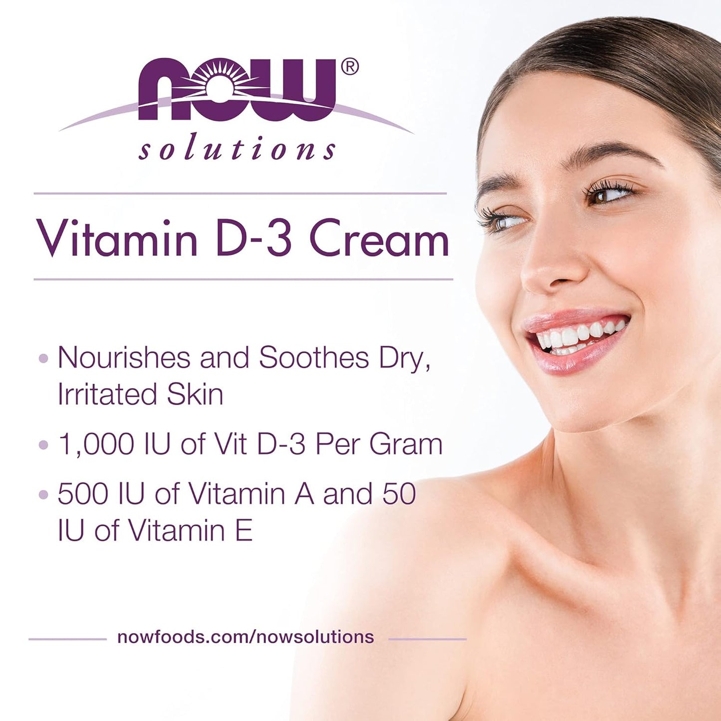 High-Potency Vitamin D-3 Cream with Intense Moisture - 4-Ounce Jar - 1,000 IU Per Gram
