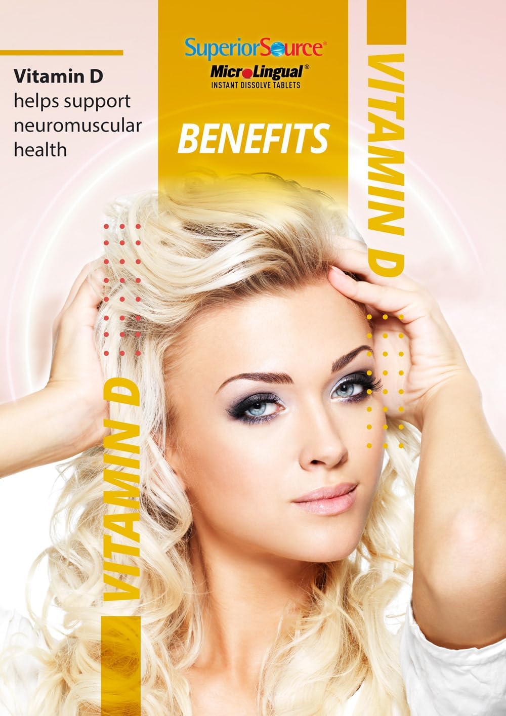 High Potency Vitamin D3 5,000 IU - 100 Tablets for Immune Health & Bone Support