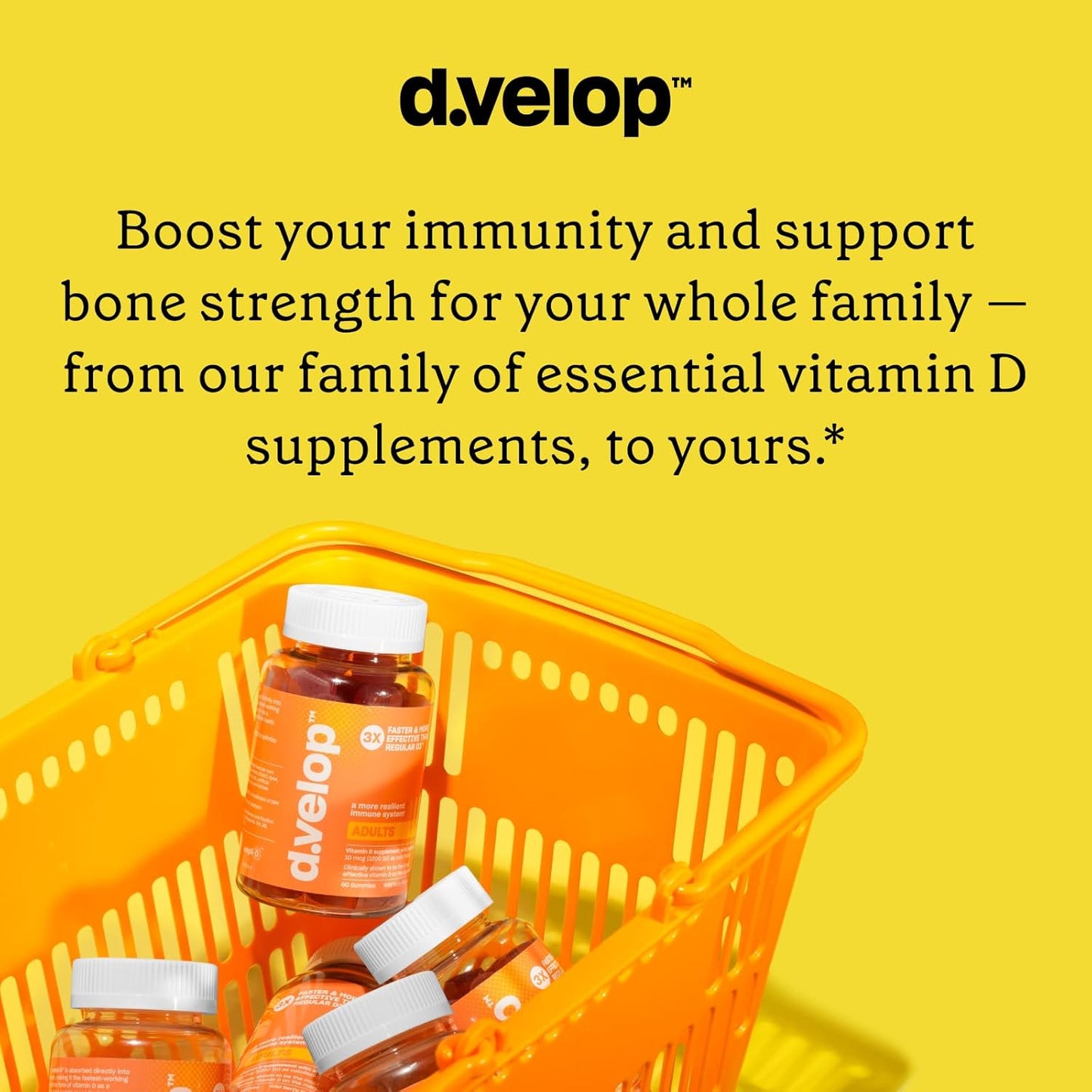 High Potency Vitamin D3 Gummies for Adults - 1200 IU, 10 mcg - Immune, Bone, & Heart Health Support - 3X Faster Absorption - Wild Berry Flavor - 60 Count