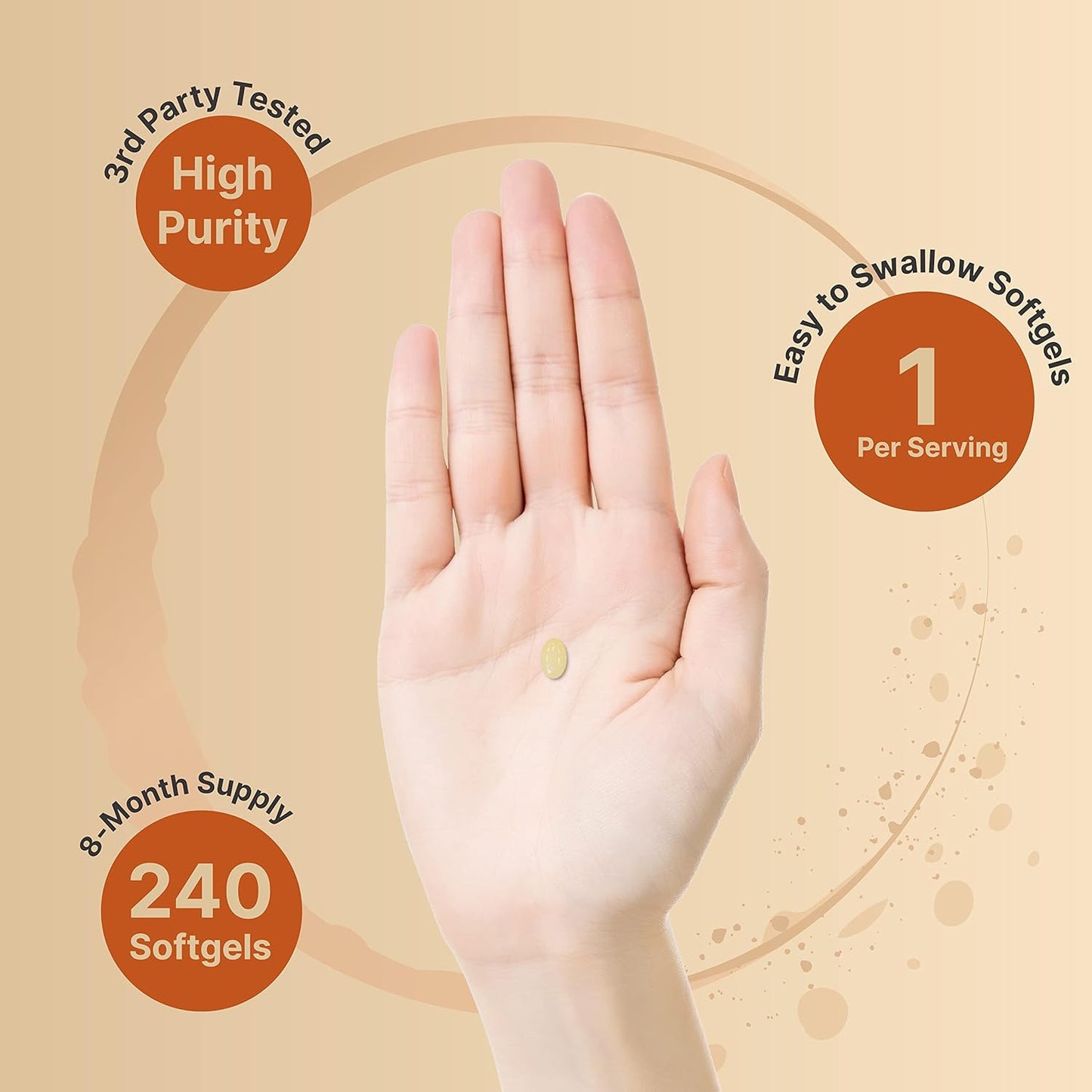 High-Potency Vitamin D3 with K2 MK-7 and Citrus Bergamot Bundle Pack for Immune Support | Bioavailable Coconut Oil Softgels with Antioxidants