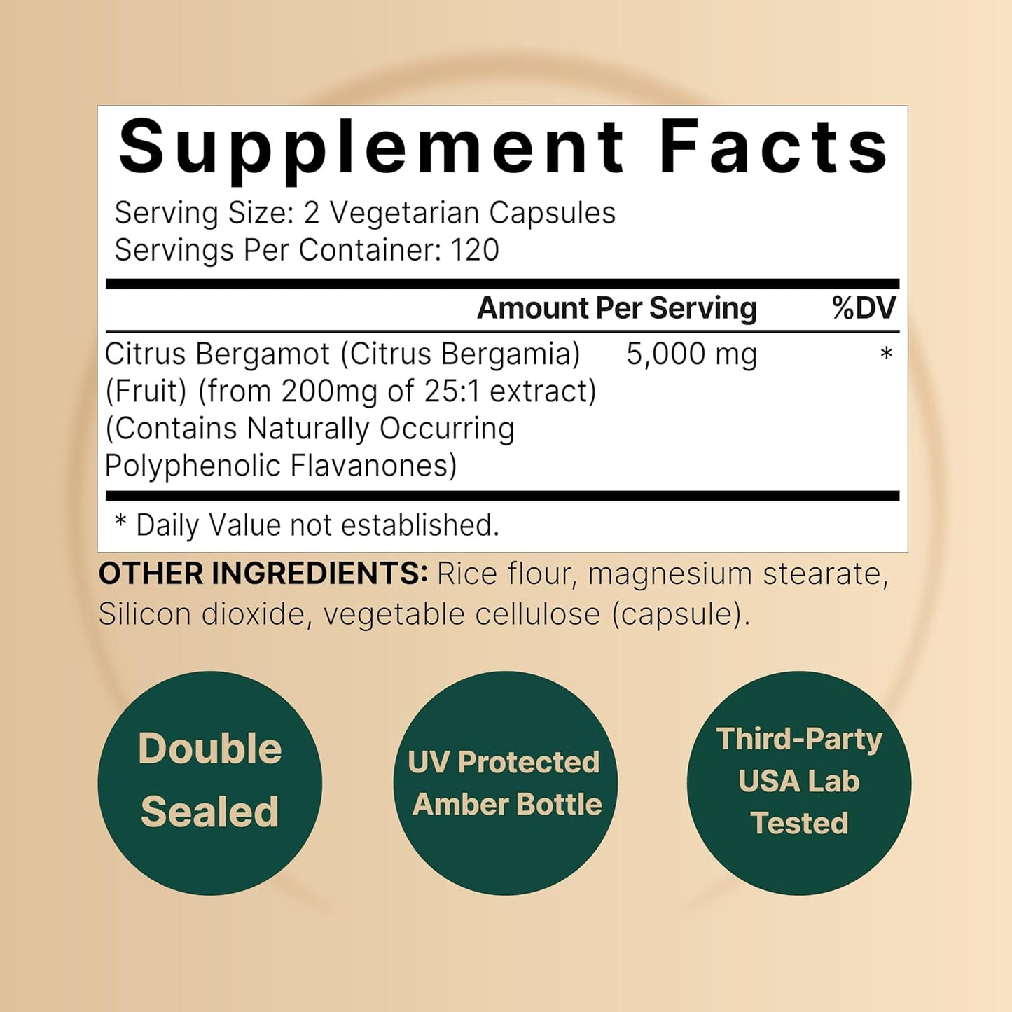High-Potency Vitamin D3 with K2 MK-7 and Citrus Bergamot Bundle Pack for Immune Support | Bioavailable Coconut Oil Softgels with Antioxidants