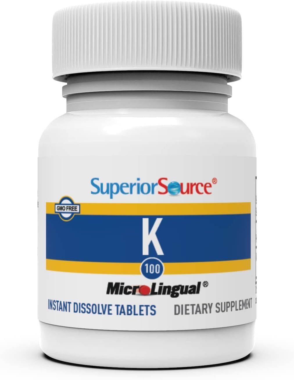 High Potency Vitamin K Sublingual Tablets - Promotes Bone & Blood Health - 100 mcg - 30 Tablets - BoostGo Australia