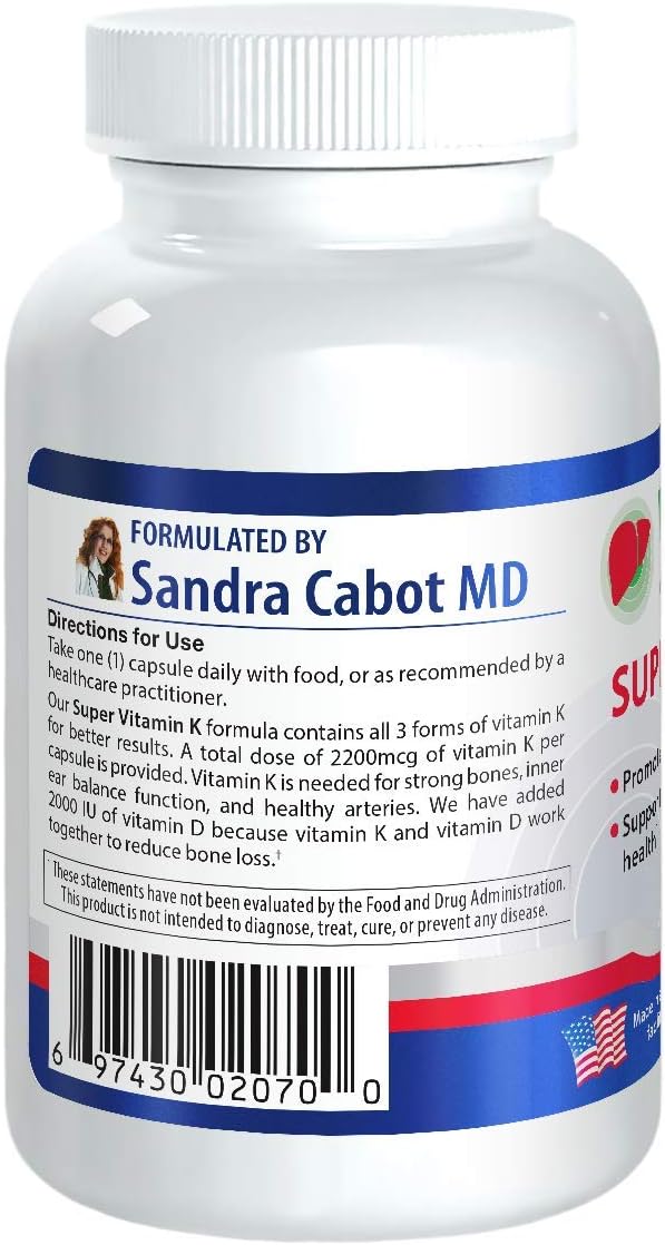High-Potency Vitamin K Supplement for Liver Health
