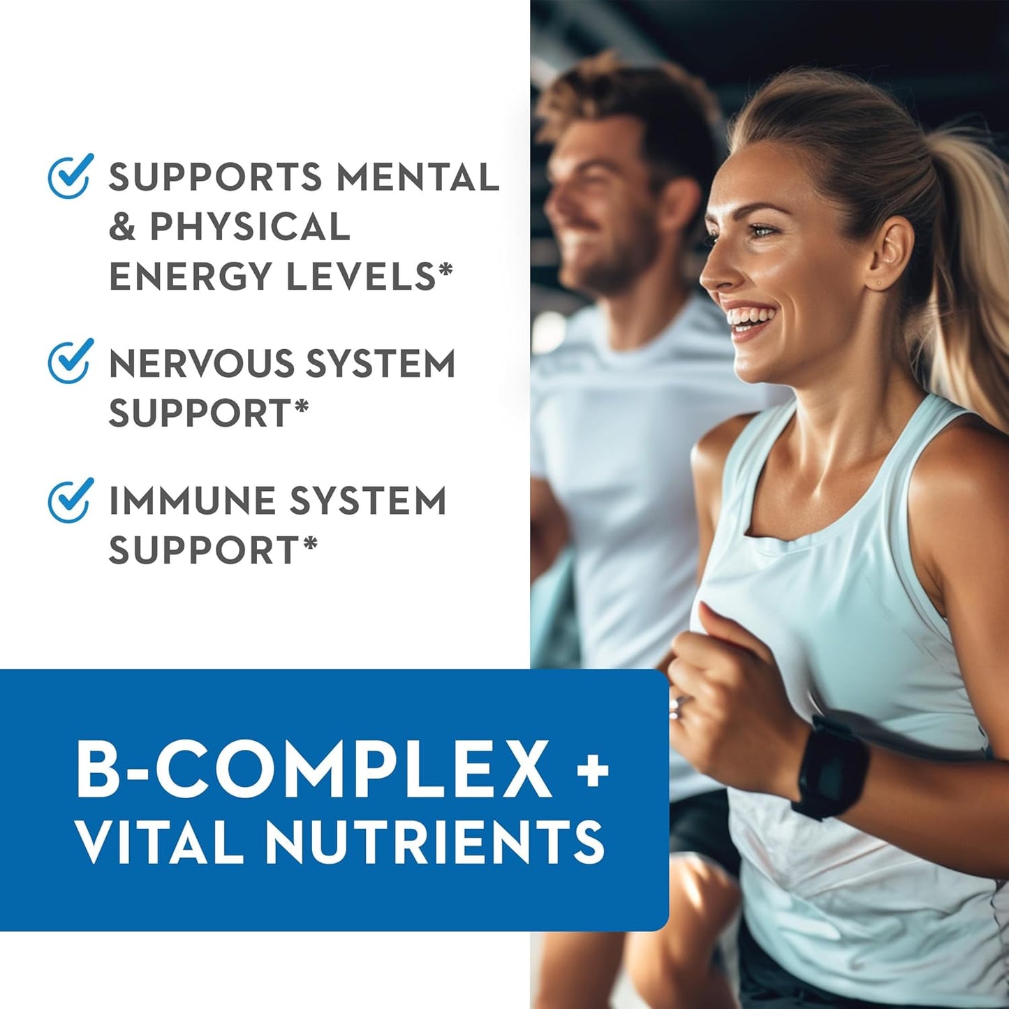 High Potency Vitaminerals 2BG+™ B Complex with Immune Support | Fruits & Veggies Blend | 240 Veggie Capsules