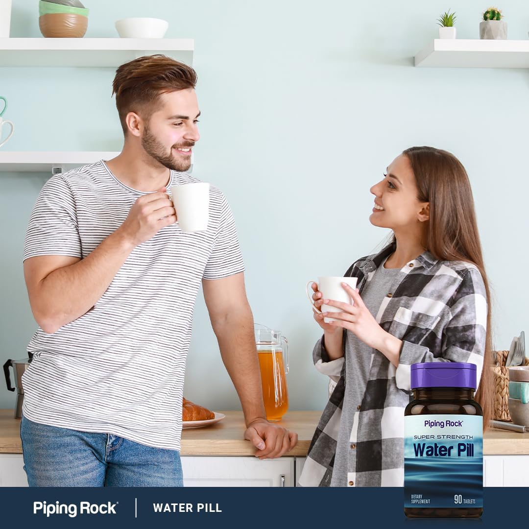 High Potency Water Retention Support Supplement | 90 Tablets | Enhanced with Potassium | Non-GMO & Gluten Free