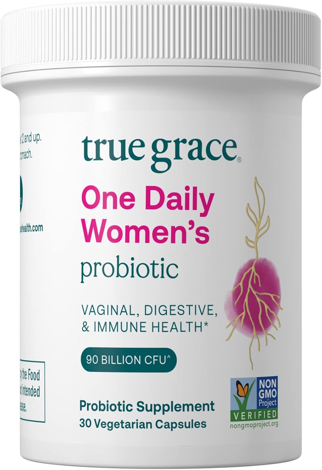 High-Potency Women’s Probiotic - 30 Vegetarian Capsules - 90 Billion CFU - Supports Digestive, Vaginal, and Immune Health - Gluten & Soy Free