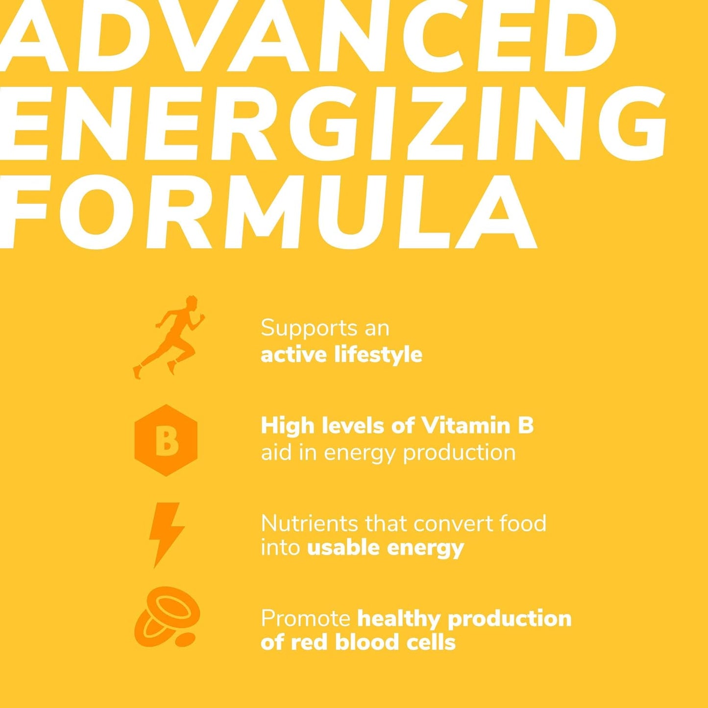 High Potency Zinc & 7 B Vitamins Super Macho Dietary Supplement, No Preservatives, Sugar, or Caffeine, Made in USA - 50 Softgels