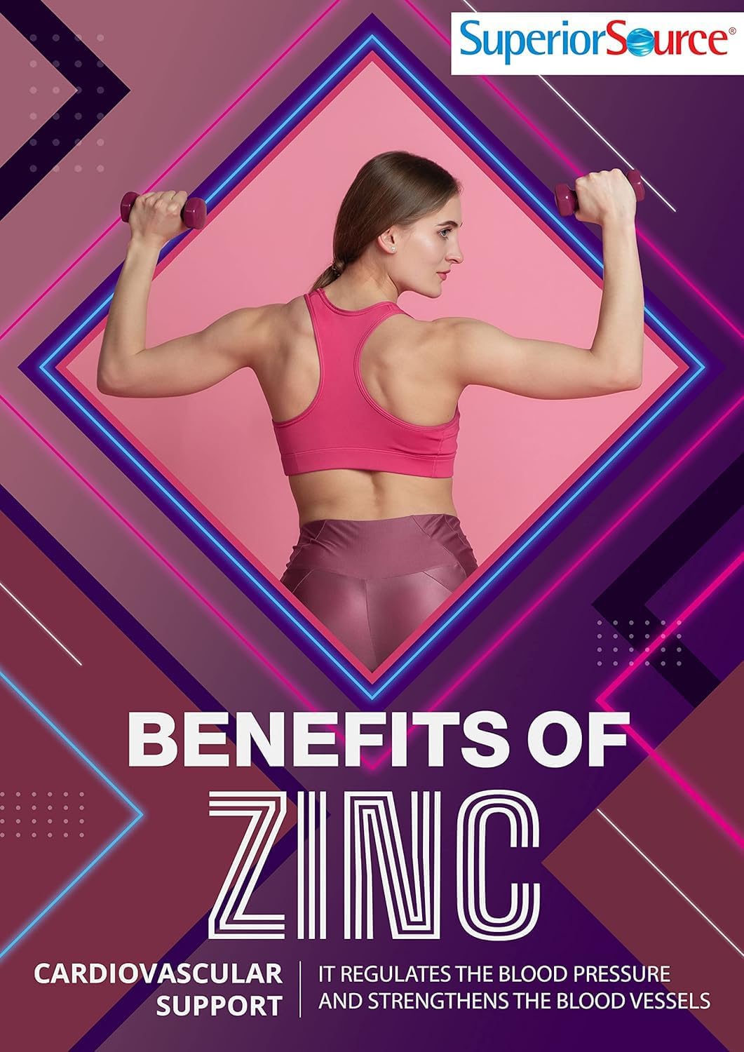 High Potency Zinc Plus Lozenges with Vitamin C, D3, Elderberry Extract - 90 Ct - Boost Immune System & Antioxidant Support - Non-GMO