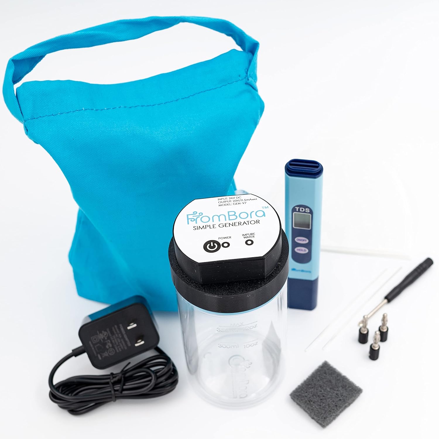 High Purity 99.99% Silver Wire Colloidal Silver Generator Kit by FromBora - Produce Pure Colloidal Silver with All Equipment