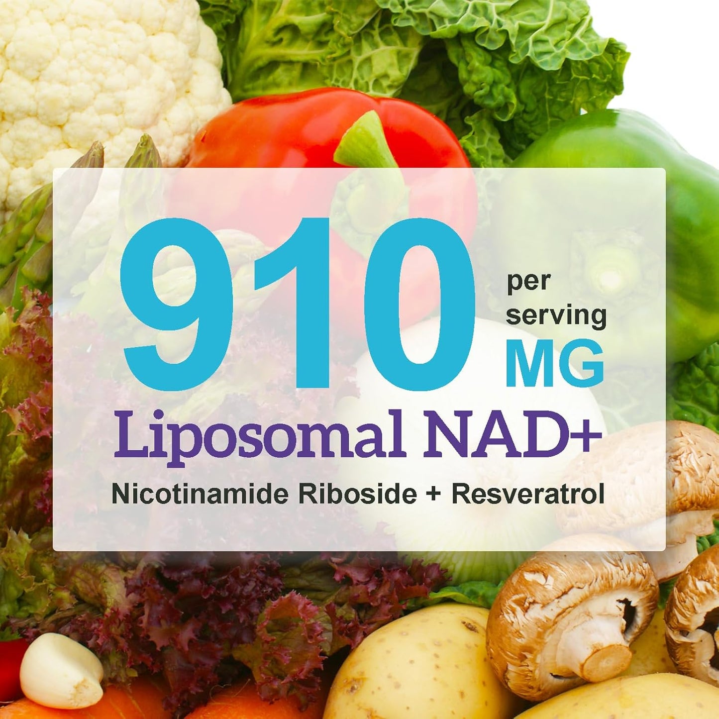 High Purity Liposomal NAD+ Supplement with Resveratrol & Quercetin - 120 Capsules for Anti-Aging, Focus, Energy - BoostGo Australia