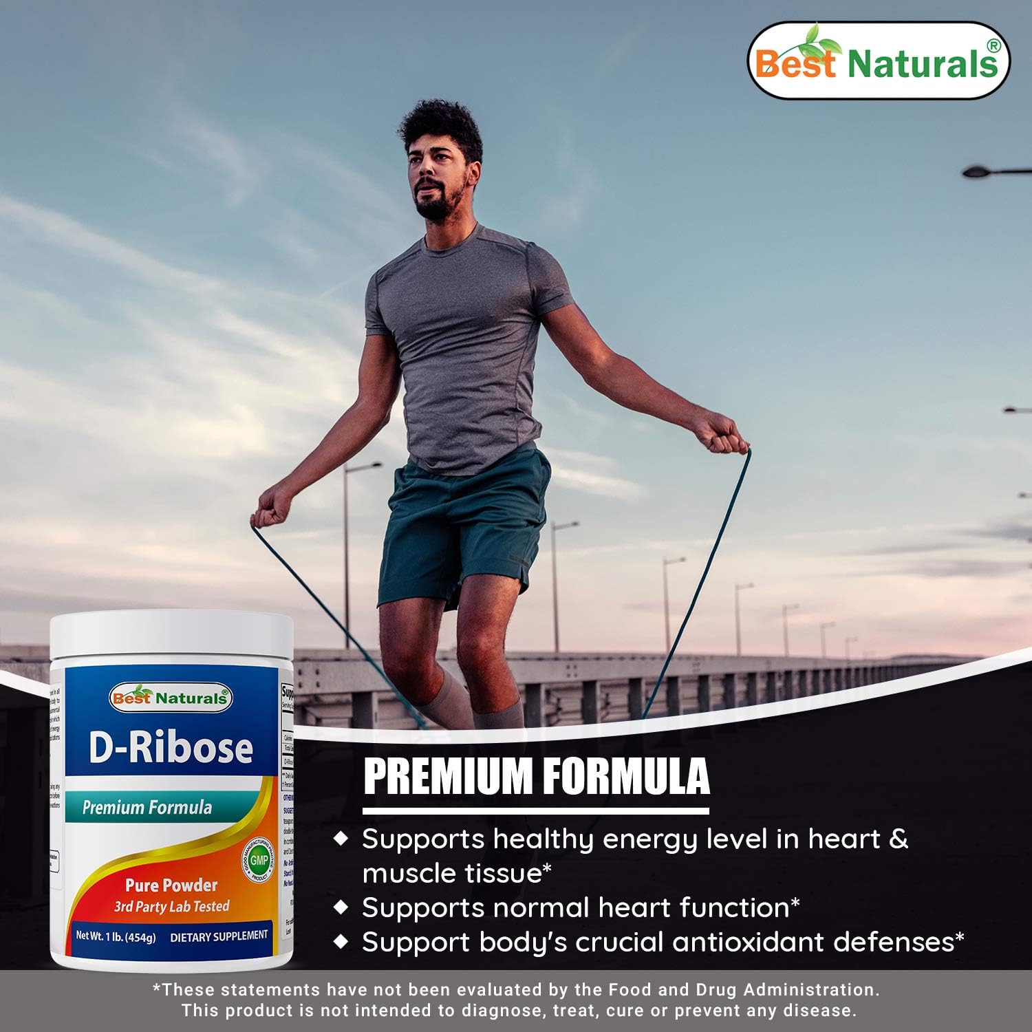 High-Quality 1lb D-Ribose Powder & B-100 Complex - Top Natural Supplements