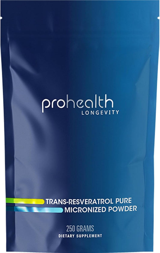 High-Quality Bulk Trans Resveratrol Powder - 250g, 1000mg per Scoop, Pharmaceutical Grade for Longevity & Wellness, Superior Absorption