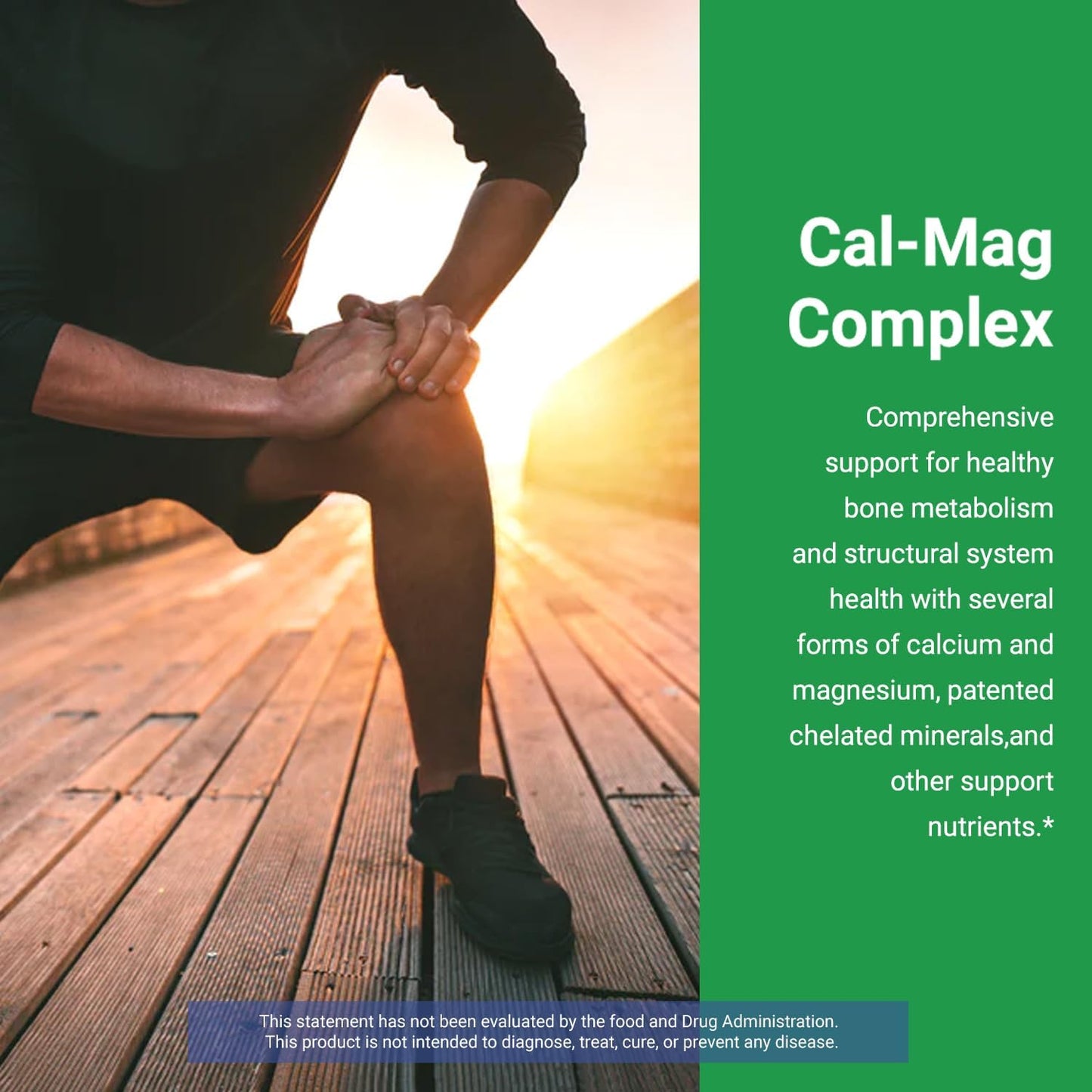 High-Quality Cal-Mag Complex Supplement - 90 Tablets with Calcium, Magnesium, Vitamin D, and K