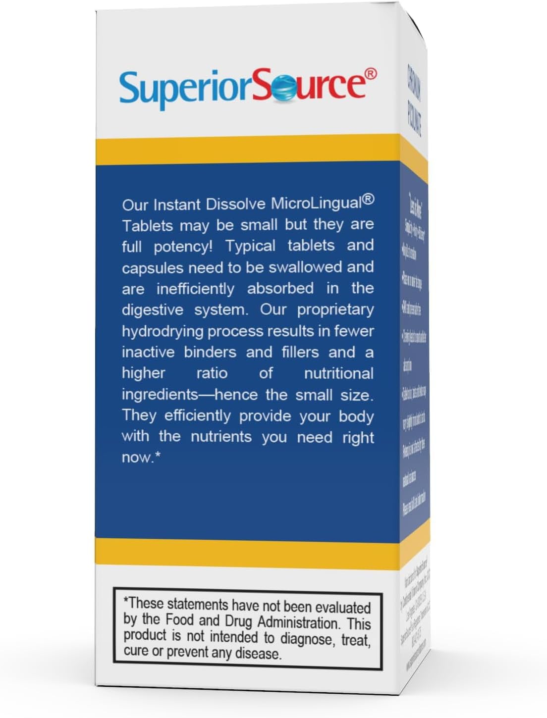High-Quality Chromium Picolinate Supplement for Sugar Metabolism Support - 500 mcg, 50 Tablets - Men and Women's Health Mineral Aid