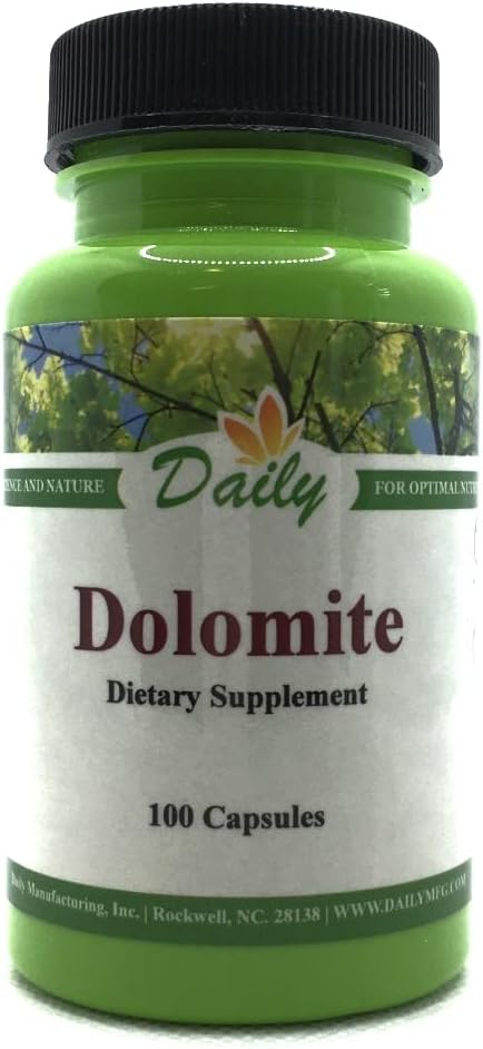 High-Quality Dolomite Capsules for Daily Use - 100 Count