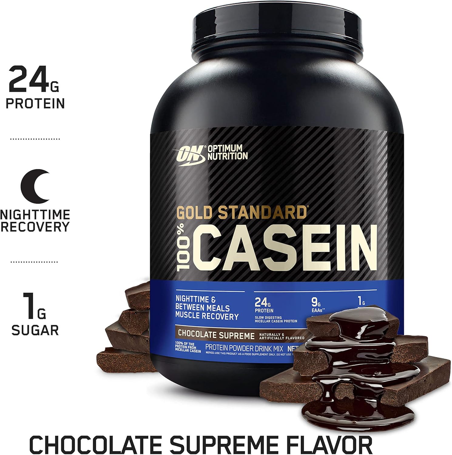 High-Quality Micellar Casein Protein Powder with ZMA for Muscle Recovery and Endurance - Ideal for Men and Women