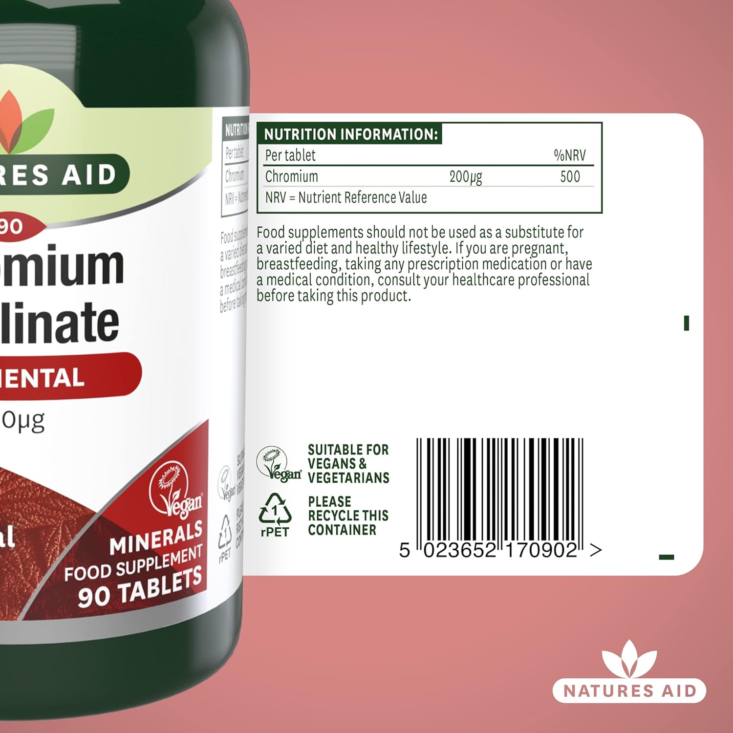 High-Quality Natures Aid Chromium Picolinate Supplement for Balanced Blood Sugar Levels