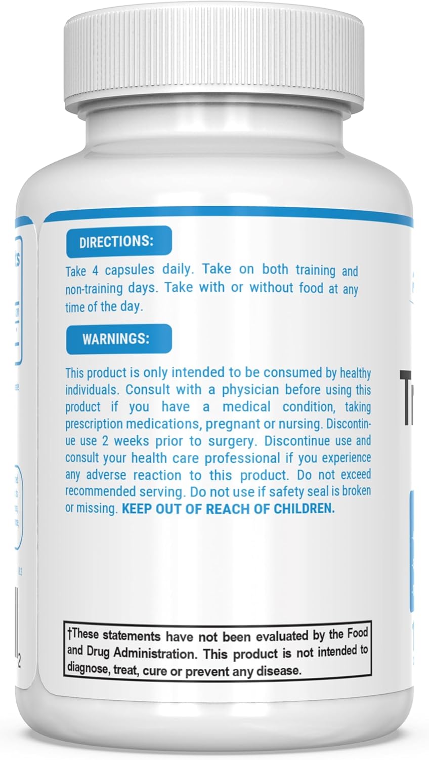 High-Quality PEScience TruCreatine Capsules with Creapure Micronized Creatine Monohydrate - 3g Per Serving - Supports Muscle Growth, Strength, and Recovery - Easy-to-Swallow Creatine Pills for Men and Women - 120 Capsules