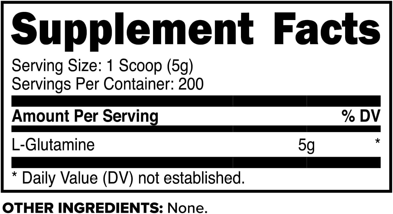 High-Quality Primaforce L-Glutamine Powder - 1000g (1 KG) - Dietary Supplement