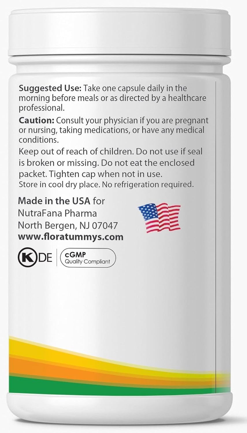 High Quality Probiotic Supplement for Women, Men, and Kids - 12 Billion CFU, 4 Strains, Prebiotics - Non-GMO, Kosher, Gluten-Free - Made in USA