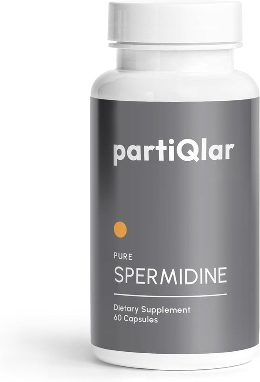 High-Quality Spermidine Supplements - 99% Purity - 8mg per Capsule - Anti-Inflammatory & Longevity Support - 60 Capsules - USA Made