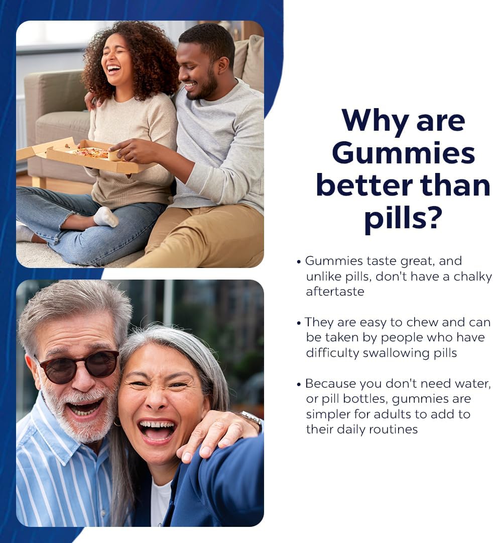 High-Quality Time-Release Glutathione Gummies with Fruit Juice Extract - Supports Vital Body Functions - Gluten-Free Formula