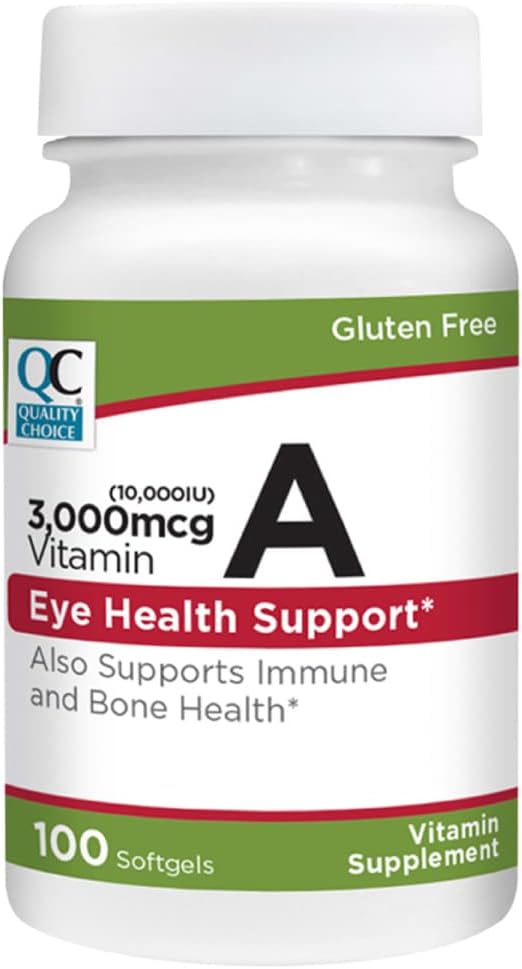 High Quality Vitamin A Softgels 3000 mcg (10,000IU) - Premium Supplement for Daily Health