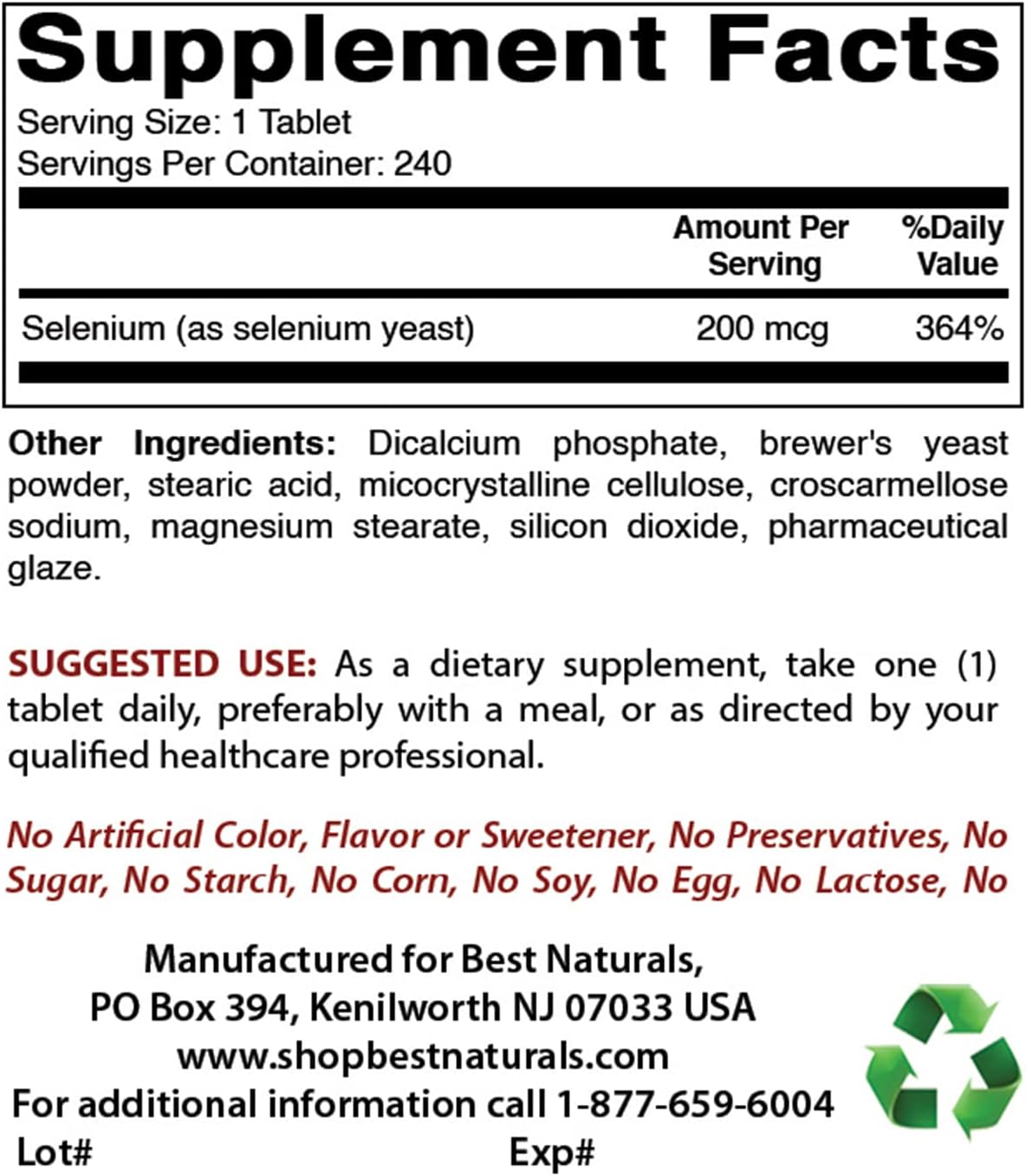 High Strength Alpha Lipoic Acid 600mg with Selenium 200mcg - Antioxidant Supplement for Overall Health and Wellness