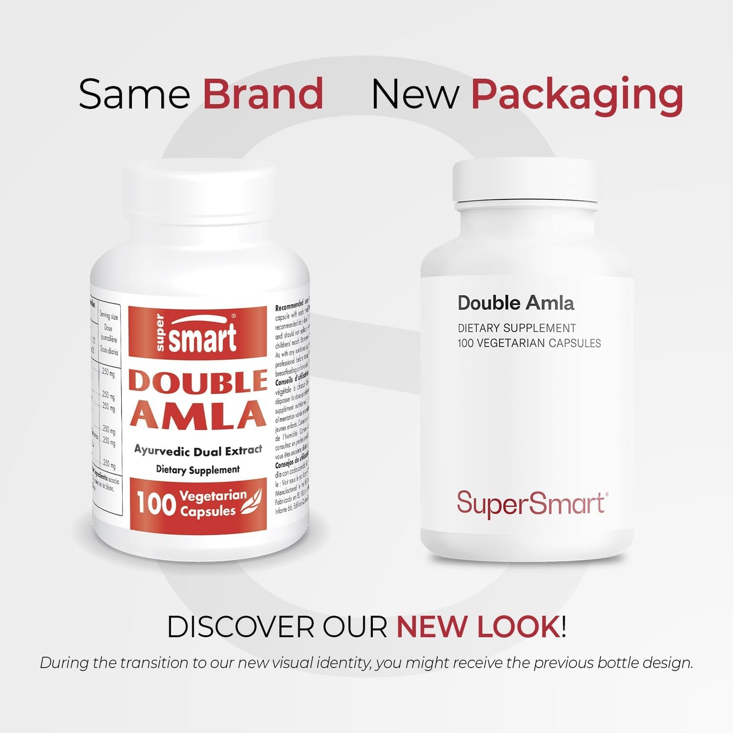 High Strength Double AMLA Supplement with Fresh Indian Gooseberry Extract - Patented Formula - Non-GMO & Gluten Free - 100 Vegetarian Capsules