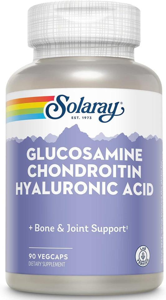 High Strength Glucosamine Chondroitin Hyaluronic Acid Capsules 90 Count - 1500mg/1000mg/20mg