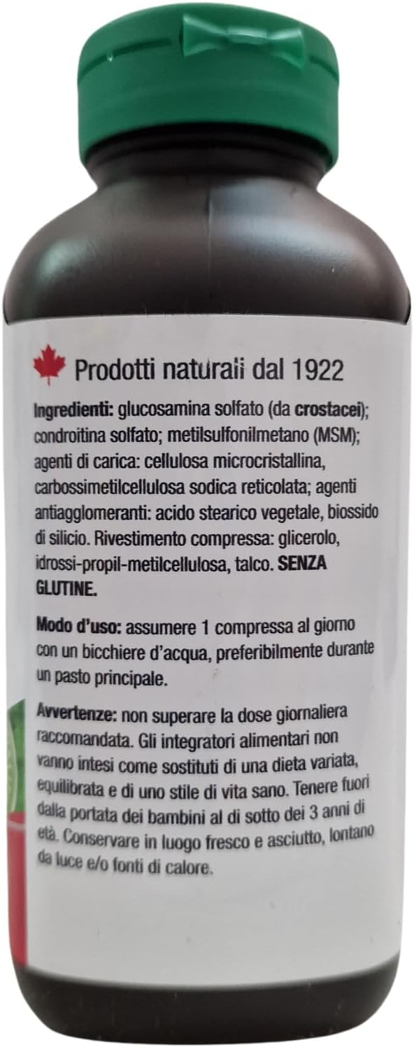 High Strength Jamieson Glucosamine Chondroitin MSM Supplement - 1300mg, 120 Capsules