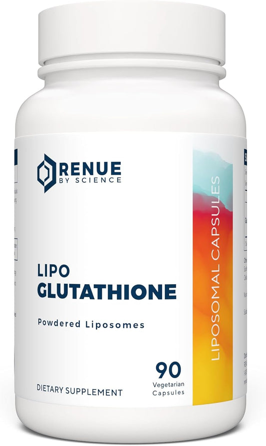 High Strength Liposomal Glutathione Supplement | 90 Capsules - 130mg per Serving | Non-GMO & Third-Party Tested | Made in USA