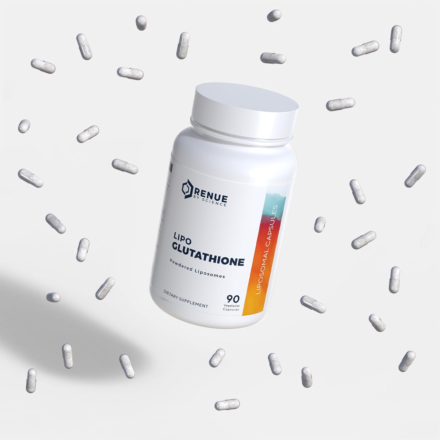 High Strength Liposomal Glutathione Supplement | 90 Capsules - 130mg per Serving | Non-GMO & Third-Party Tested | Made in USA