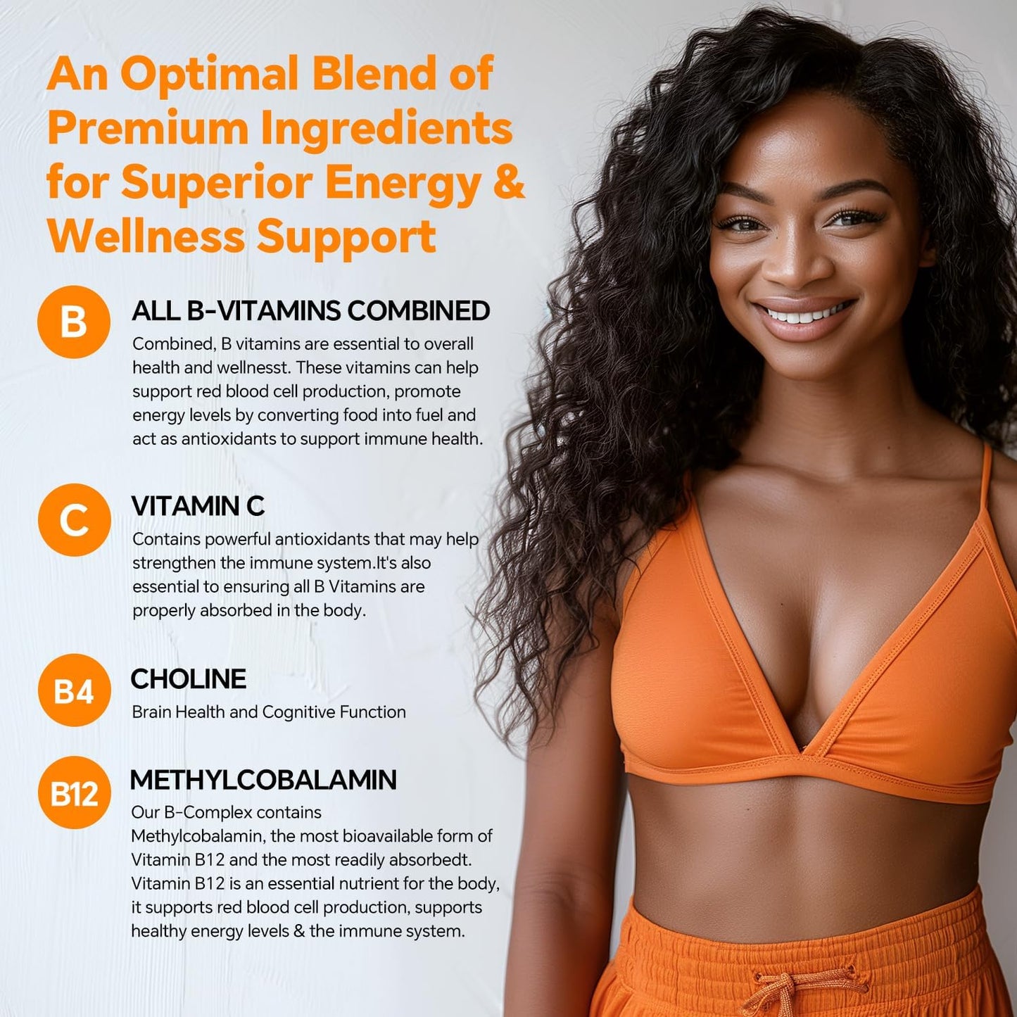 High Strength Magnesium Gummies with Methylated B Complex - 50 Gummies, 500mg Magnesium, 400mg B Complex