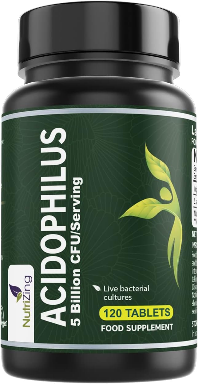 High Strength NutriZing Lactobacillus Acidophilus Supplement - 5 Billion CFU per Serving