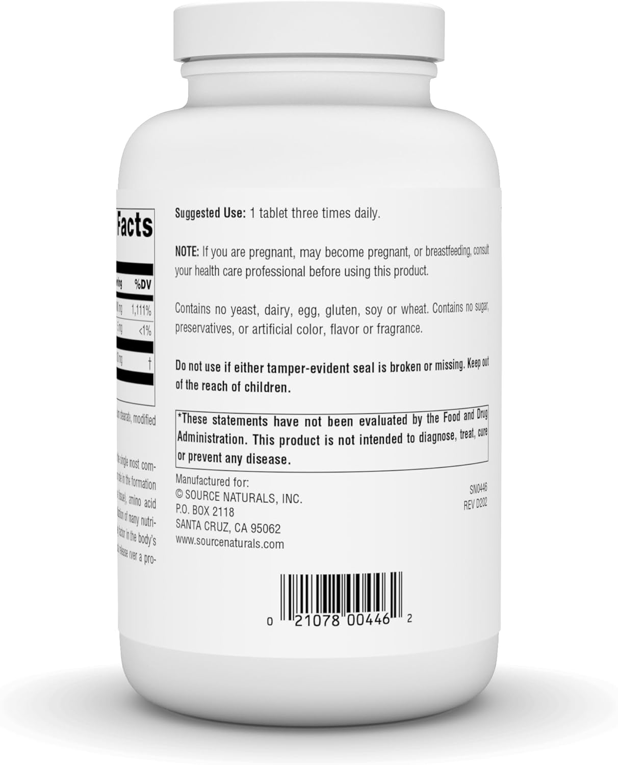 High Strength Vitamin C Supplement with Rose Hips - 1000mg Immune Support - 250 Time Release Tablets