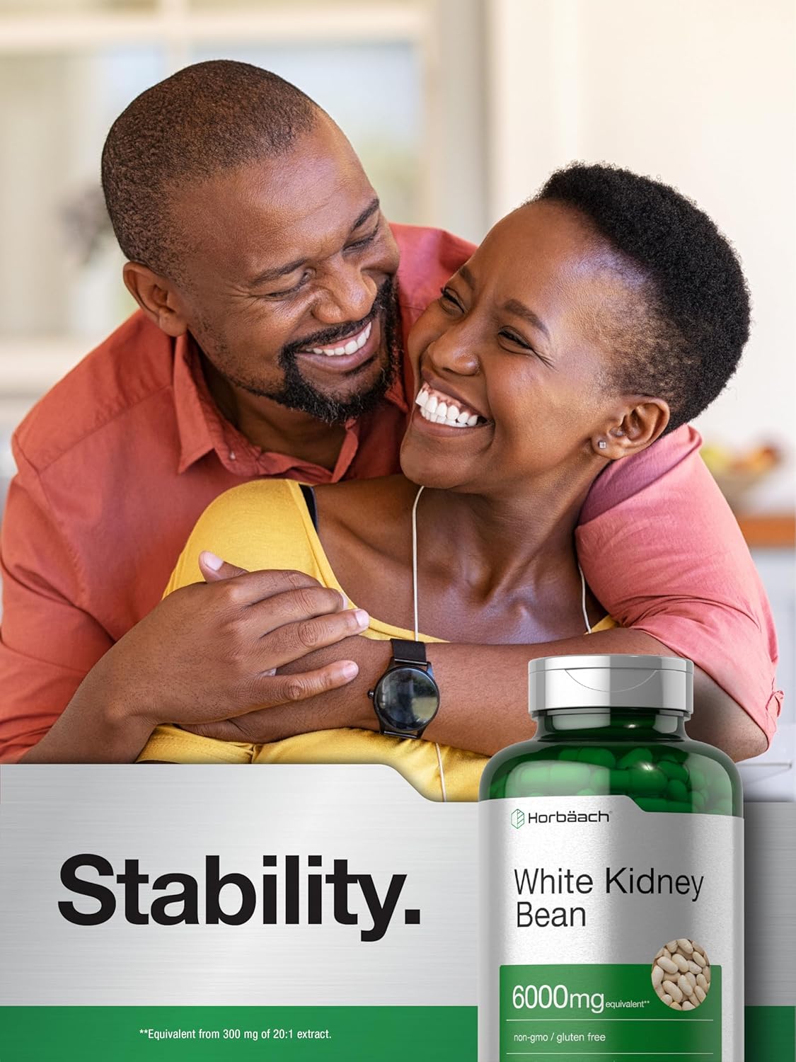 High Strength White Kidney Bean Extract Capsules | 6000mg | 400 Count | Non-GMO & Gluten Free - BoostGo Australia