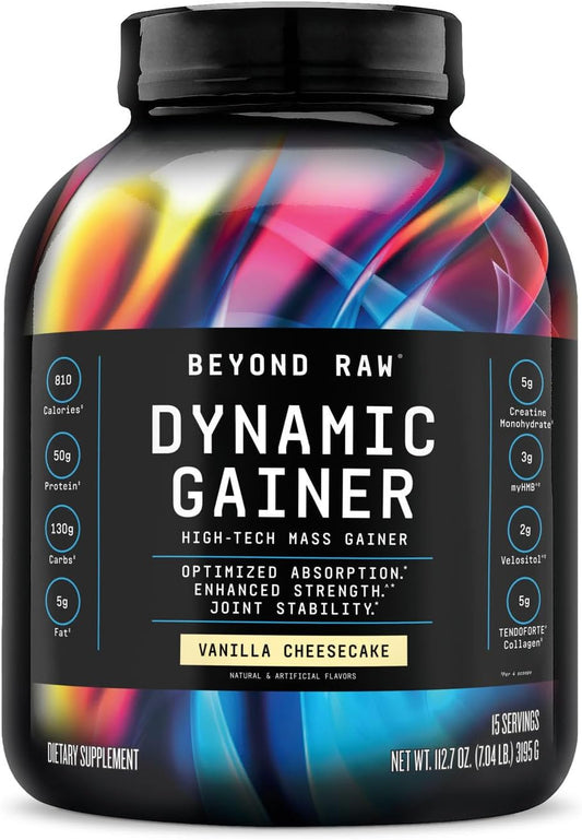 High-Tech Vanilla Cheesecake Mass Gainer for Enhanced Strength and Joint Stability with Optimized Absorption - 15 Servings