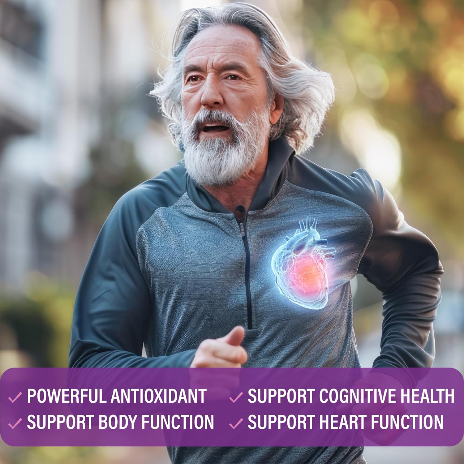 Highland Nutritional Lab CoQ10 100mg & R-Lipoic Acid (Na) 200mg, High Absorption R-Lipoic Acid/CoQ10 Supplement for Heart & Cognitive Health - 60 Capsules