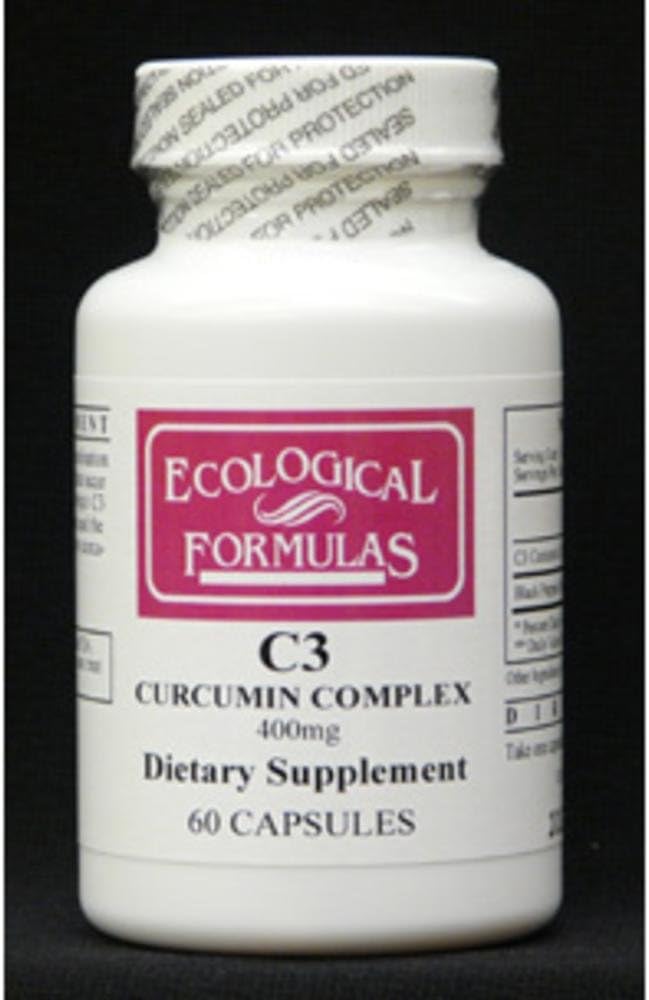 Highly Absorbable C3 Curcumin Complex 400mg - 60 Capsules by Ecological Formulas