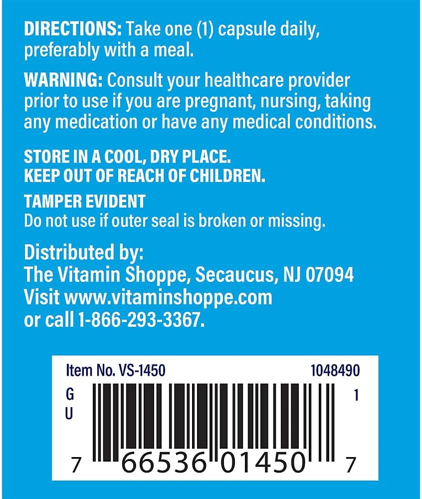 Highly Absorbable Zinc 50mg Capsules - Promotes Healthy Immune Function & Eye Health, Antioxidant Supplement - Gluten & Dairy Free - 100 Daily Servings