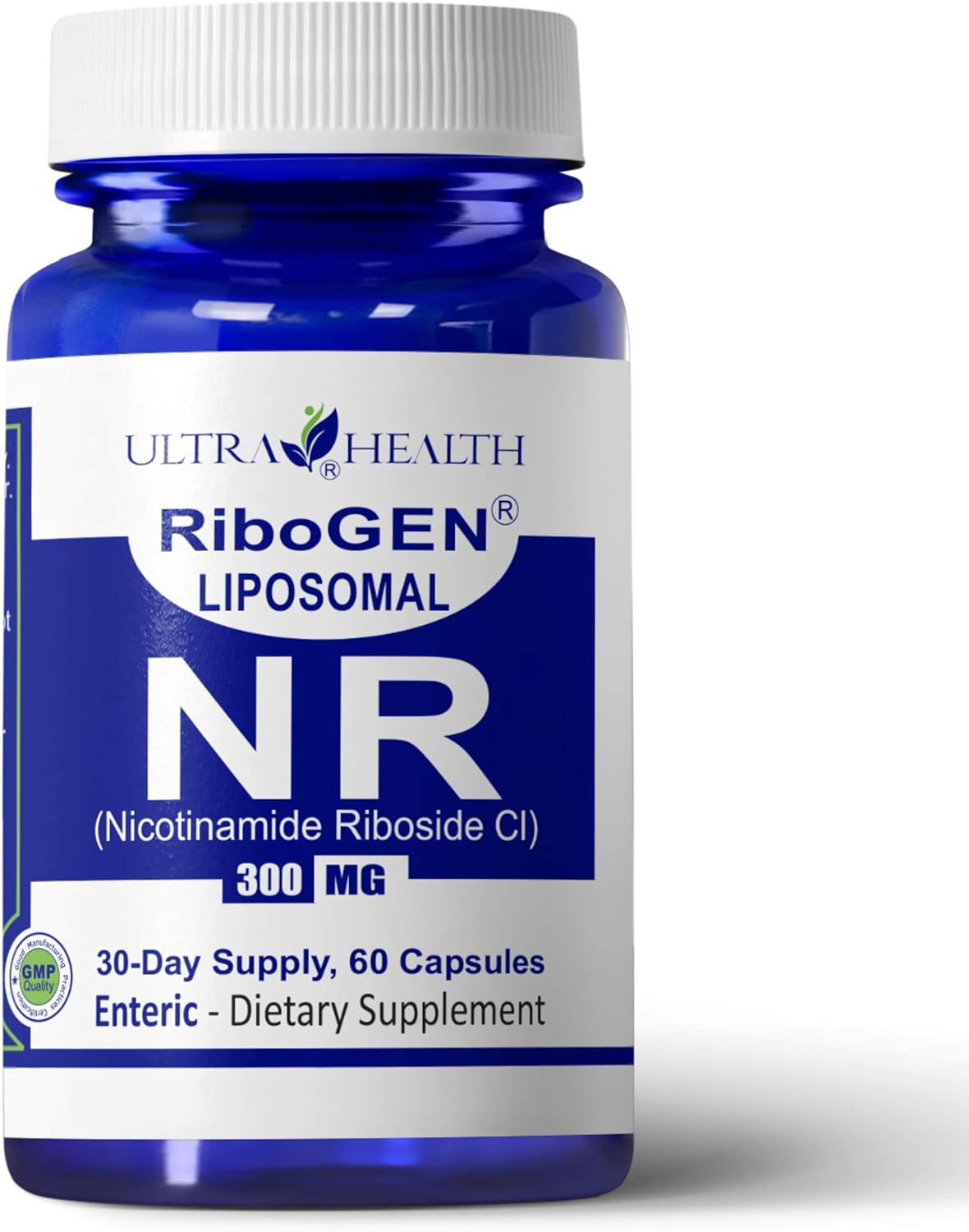 Highly Bioavailable Nicotinamide Riboside (NR) 300mg Capsules, Ultra High Purity NAD Supplement with Liposomal Coating, Enteric Coated for Best Value