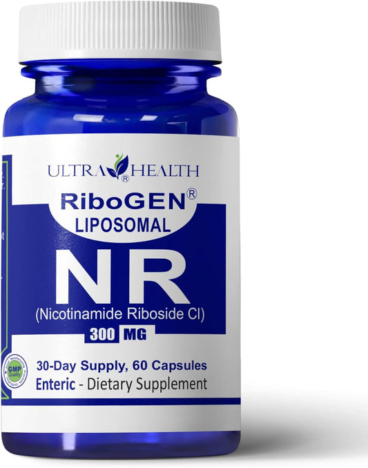 Highly Bioavailable Nicotinamide Riboside (NR) 300mg Capsules, Ultra High Purity NAD Supplement with Liposomal Coating, Enteric Coated for Best Value