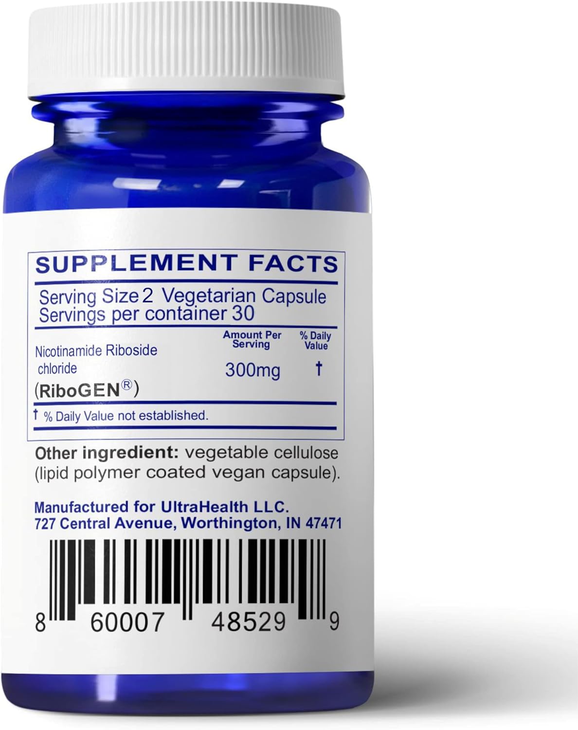 Highly Bioavailable Nicotinamide Riboside (NR) 300mg Capsules, Ultra High Purity NAD Supplement with Liposomal Coating, Enteric Coated for Best Value
