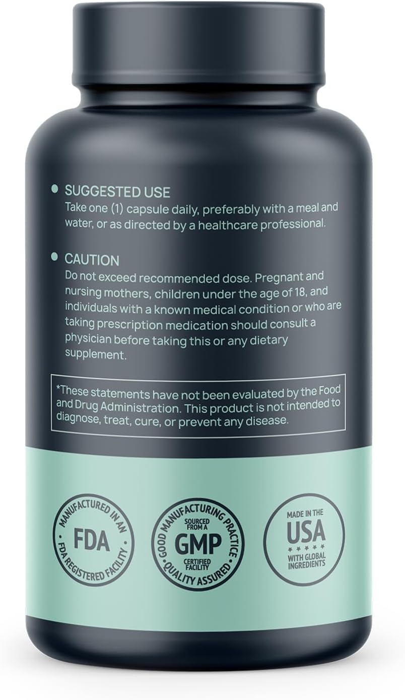 Highly Potent Trans-Pterostilbene Antioxidant Supplement - 200mg, 120 Vegan Capsules - HMS Nutrition - Gluten, Soy & Dairy Free