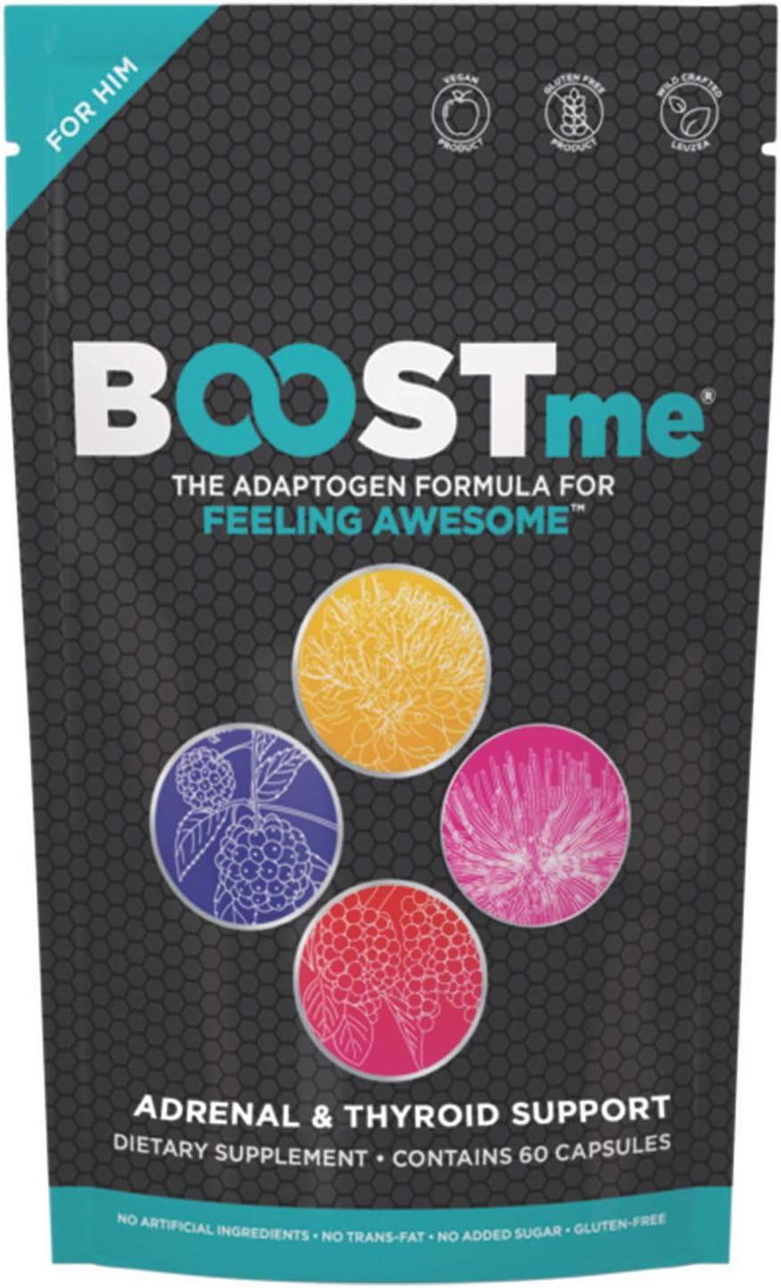 Himalaya Adaptogen Blend for Men with Rhodiola Rosea, Siberian Ginseng, & Maral Root - Supports Adrenals, Performance, Energy, & Stress