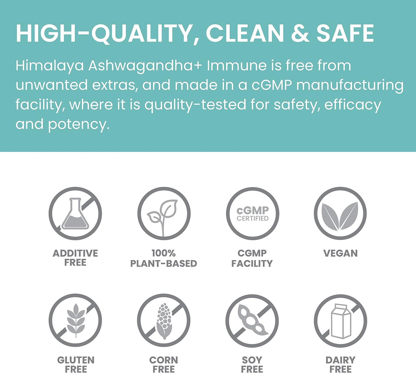 Himalaya Adrenal & Immune Support Bundle with Ashwagandha and Vitamin C - 60 Capsules Each