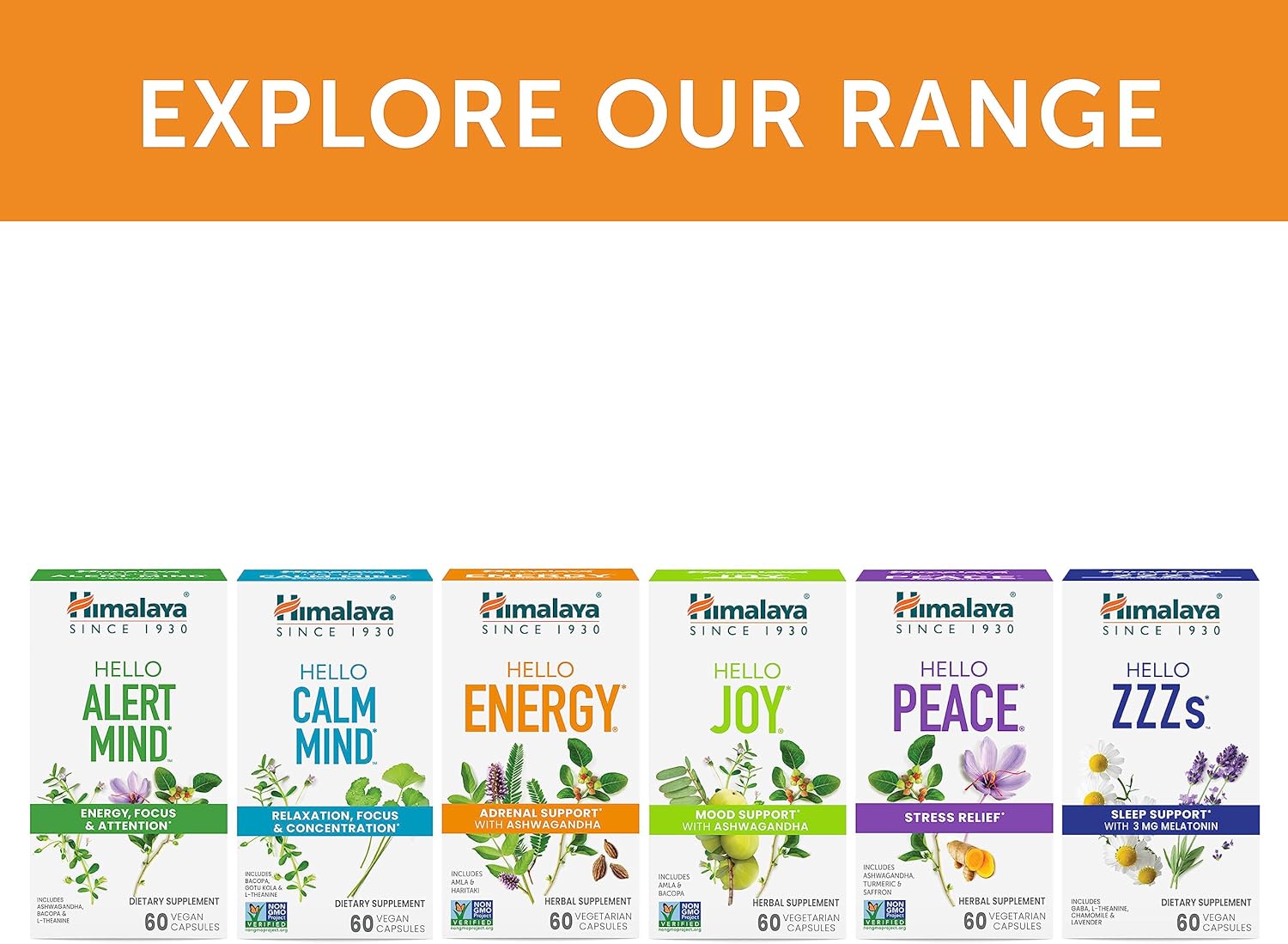 Himalaya Adrenal & Immune Support Bundle with Ashwagandha and Vitamin C - 60 Capsules Each